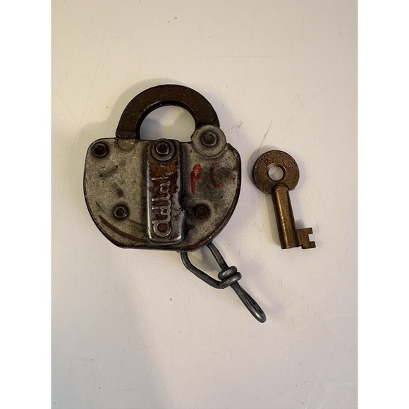 Other - L&N RR Padlock Patent 2040482 Collectible Railroad Lock Vintage Railway Hardware